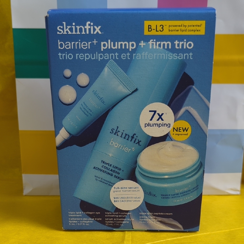 Skinfix Barrier+ Plump + Firm Trio New In The Box